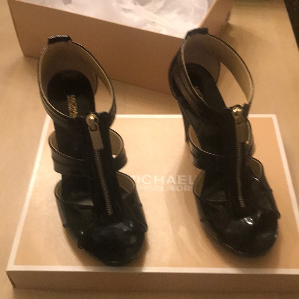 Black MK heels